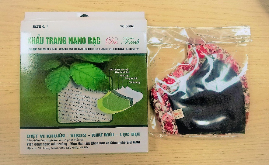 Khẩu trang nano Bạc